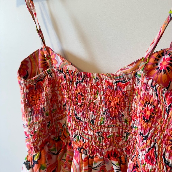 Roxy sunny summer neonwomen dress with adjustsble strap small - Picture 9 of 9